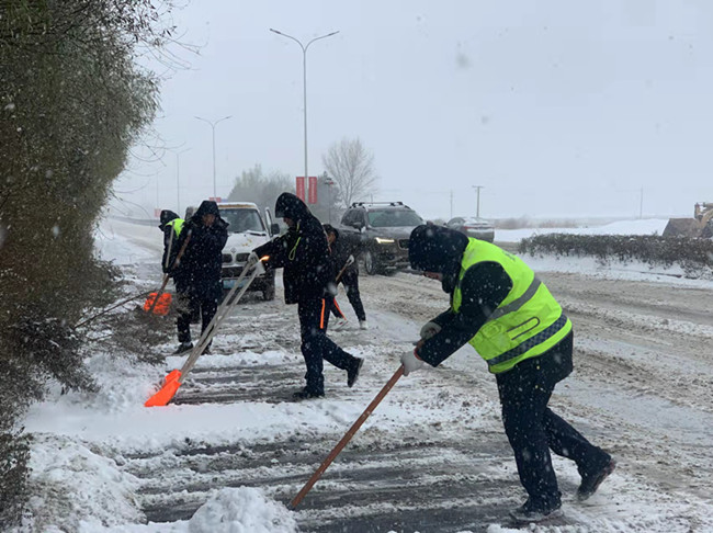 抗風(fēng)雪、保暢通，好通戰(zhàn)斗持續(xù)中